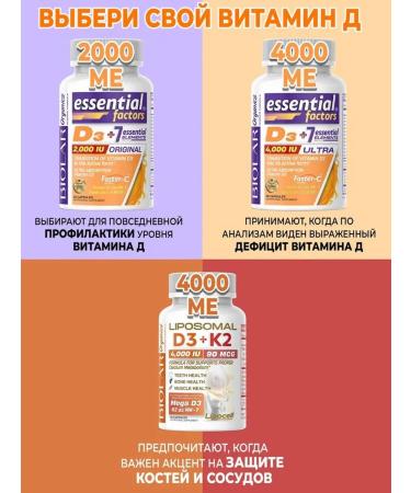 BIOLAR Vitamin D3 4000 IU 60 capsules - Buy Online on GoSupps.com