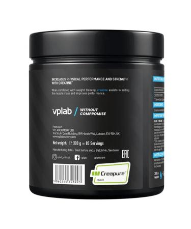 VP Laboratory Creatine Monohydrate Pure Creatine 300 g - Buy Online on GoSupps.com