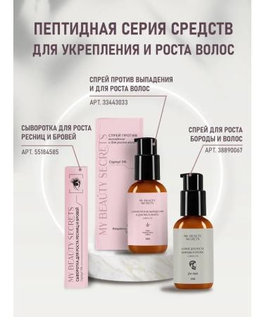 MY BEAUTY SECRETS For the growth of a beard and hair from baldness with Capixyl 5% - Buy Online on GoSupps.com