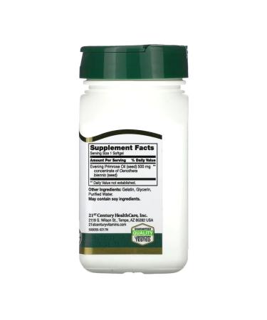 21st Century Vitamins Prigules oil 500 mg 60 capsules - Buy Online on GoSupps.com