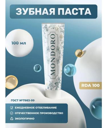 MONDORO Toothpaste whitening without fluorine strengthening and care 100 ...