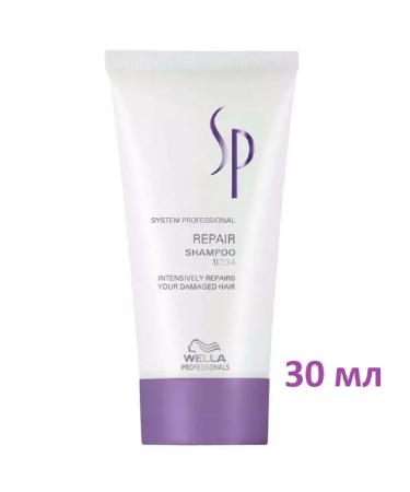 Wella Professional Sp Repair Shampoo Shampoo Restoring 30 ml - Buy Online on GoSupps.com
