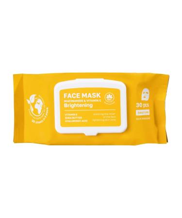 NSC Facial masks fabric niacinamide and vitamin C 1UP*30pcs - Buy Online on GoSupps.com