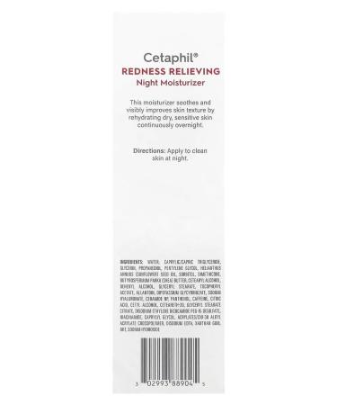 Cetaphil Night cream against redness Redness Relieving 50 ml - Buy Online on GoSupps.com