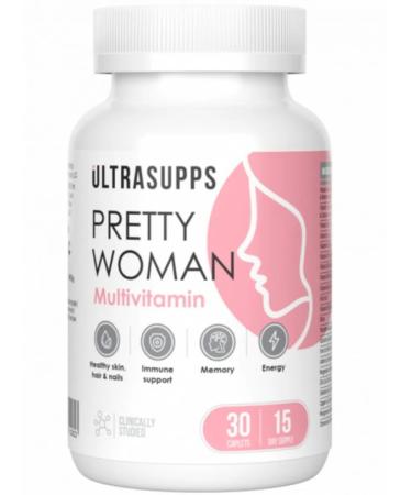 UltraSupps Vitamins for women Pretty Women Multivitamin 30 droppers - Buy Online on GoSupps.com