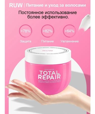 Serums Ceratin hair mask Total Repair Ruw - Buy Online on GoSupps.com