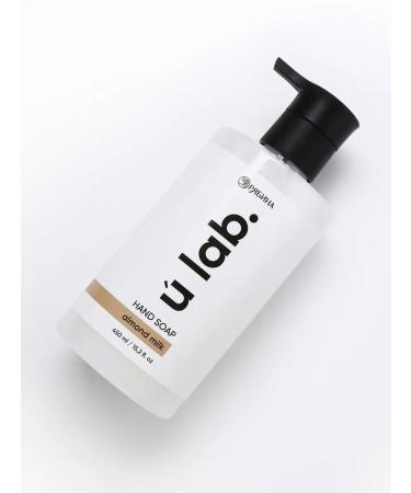 URAL LAB Liquid hand soap "almond milk" ULAB 450 ml - Buy Online on GoSupps.com