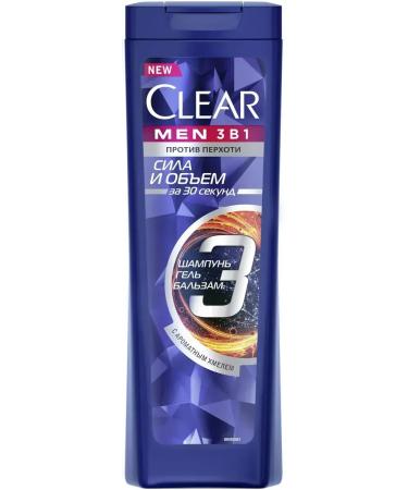 CLEAR Shampoo Shampoo 3B1 MEN volume and strength 400 ml