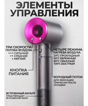 GOLDEN ELECTRONICS Professional hair dryer DASON DAISON HD08 - Buy Online on GoSupps.com