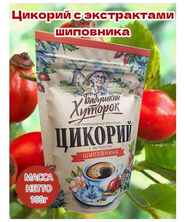 Grandma's Farm Tsikoria soluble 200g with rosehip extracts - Buy Online on GoSupps.com