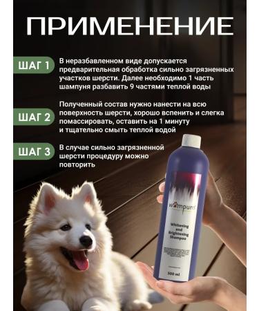 Wampum Grooming Products Whitening shampoo Whitening & Brightening Shampoo 500 ml - Buy Online on GoSupps.com