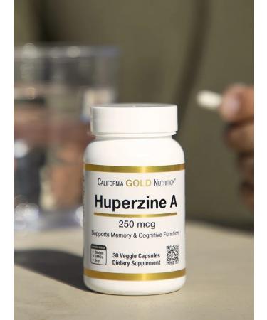 California Gold Nutrition Gepersin a 250 g 30 Huperzine a capsules - Buy Online on GoSupps.com
