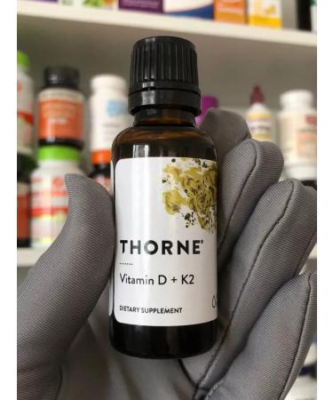 Vitamin D + K2 D3 + K2 Liquid Thorne Vitamin