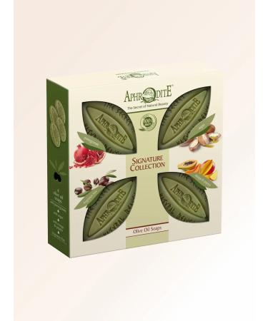 Aphrodite A set of soap of olive grenades argan natures mangoes and papaya