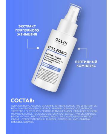 Ollin Professional OLLIN Full Force hair growth 100 ml - Buy Online on GoSupps.com