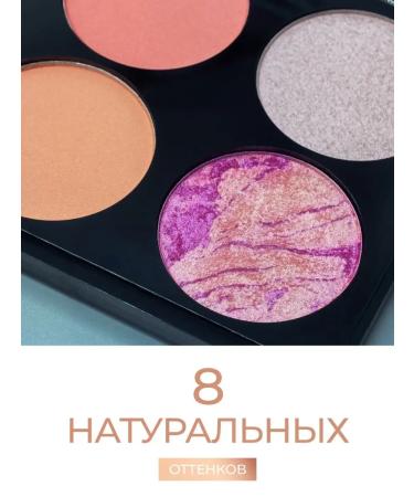 Revolution Makeup Facial Palette Hot Spice Bronzer Rumyan Highlaiter - Buy Online on GoSupps.com
