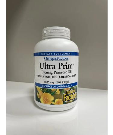 Natural Factors Oil Priguration of the Evening Ultra Prim 1000 mg 240 capsules