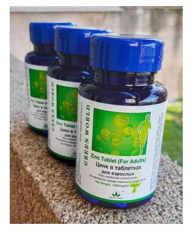 Green World Zinc for men women and children vitamins - Buy Online on GoSupps.com