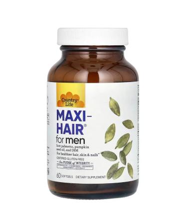 Country Life Maxi-Hair for Men Vitamins for men 60 capsules