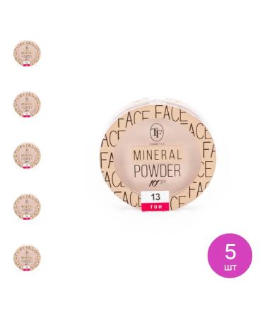 TF cosmetics powder for the face Mineral tone 13 13g 5 pcs