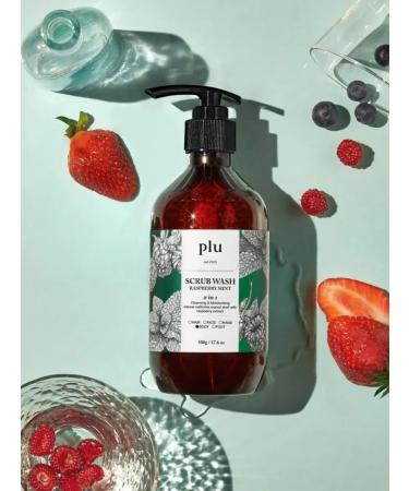 Plus SCRUB BODY Wash RASPBERRY MINT Body Gel - Buy Online on GoSupps.com