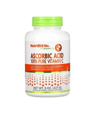 NutriBiotic Ascorbic acid pure vitamin C 227 g