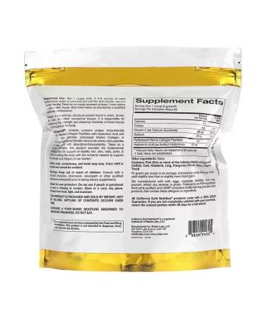 California Gold Nutrition Collagen Sea + Vitamin C Collagen Up 464 g - Buy Online on GoSupps.com