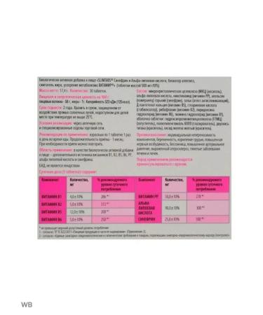 Vitamir Slimtabs synephrine alpha -meado acid 30 580 mg -5 pcs - Buy Online on GoSupps.com