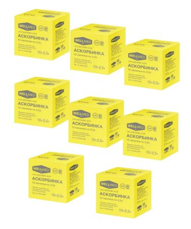 Wellmed Life ascorbic acid n10 packet 2.5 g -8 l