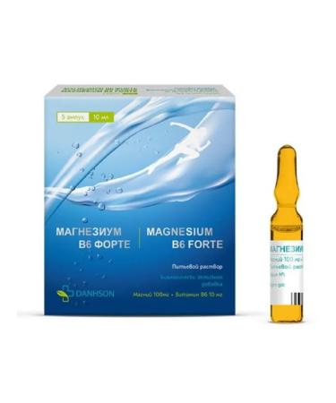 Magnesium B6 forte 5 ampoules 10 ml solution - 4 pack