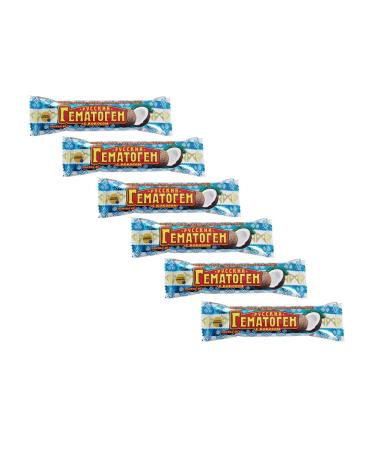 Pharmpro Russian hematogen with coconut tile 40 g -6 pcs