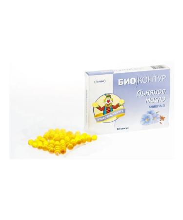 Biocontour Linseed oil 60 capsules 4 pcs - Buy Online on GoSupps.com