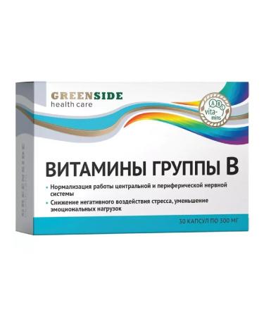 Green Side B vitamins in 30 pcs. capsules weighing 300-2 pcs - Buy Online on GoSupps.com