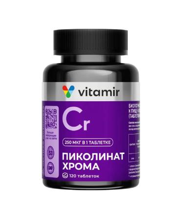 VITAMIR chrome picolinate 120 pcs. 540 mg-2 pcs
