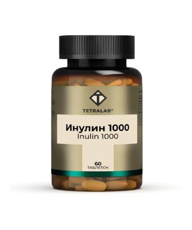 TETRALAB Inulin 1000 tablets weighing 60 pcs. 1400 mg -2 UC - Buy Online on GoSupps.com