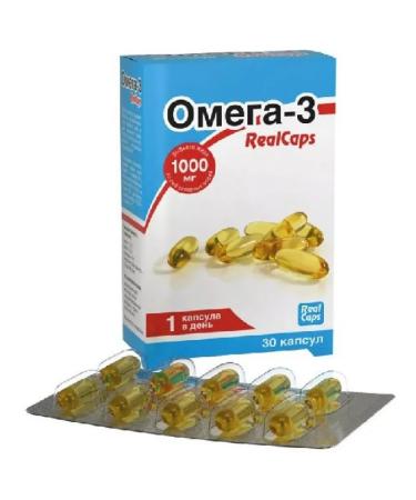 Omega-3 RealCaps 30 pcs capsule weighing 1400 mg-2 pcs