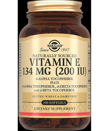 SOLGAR Vitamin E (200 IU) 134 mg 100 capsules 684 mg -2 pcs