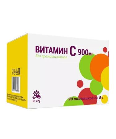 no brand Vitamin C 900 mg without flavor 20 pcs. Package -"-2 pcs