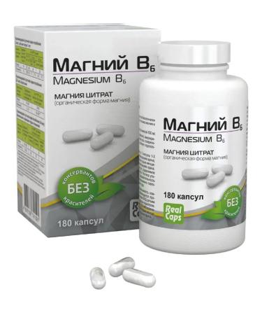 RealCaps Magnesium in 6 180 pcs. capsules weighing 500 mg-2 pcs - Buy Online on GoSupps.com
