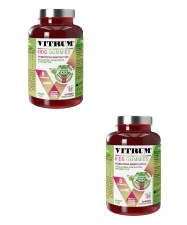 Vitrum Kids marmalade with an apple taste of 60 pcs 3.5 g -3 units