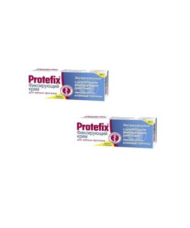 Protefix Extra-horsepower fixing cream for dental prostheses 24g-5 pcs