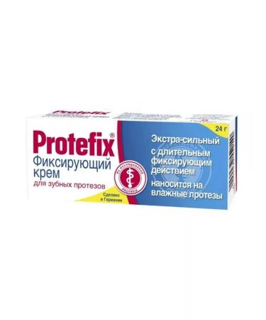 Protefix Extra-horsepower fixing cream for dentures 24g-4pcs - Buy Online on GoSupps.com