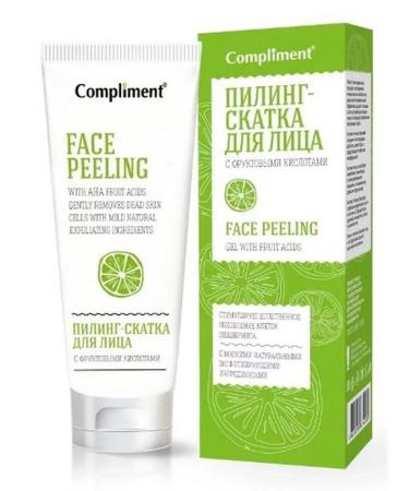 Compliment Piling-wrapping face with fruit acids 80ml-4 pcs