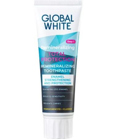 GLOBAL WHITE Toothpaste remineralizing 100 GP-2 pcs - Buy Online on GoSupps.com