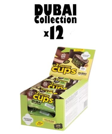 FIT KIT 12x70g Protein cups pistachio kunaph without sugar