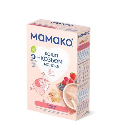 MAMAKO Porridge 7 cereals with berries on goat milk 200 g -2 pack