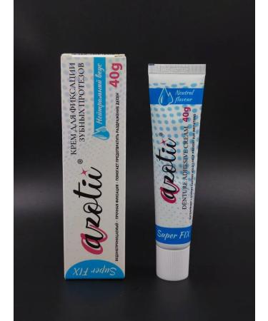 Azotii Cream glue for prostheses (without taste) - Buy Online on GoSupps.com