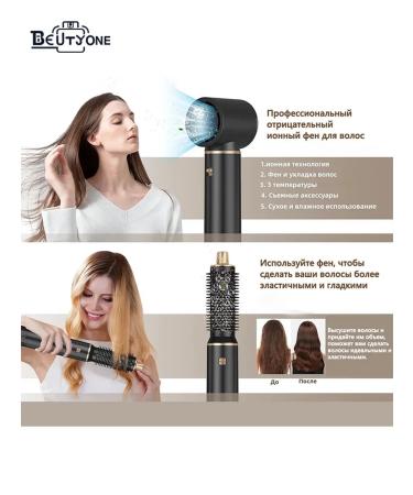 Beutyone Professional Feng Stayler for hair with 5 nozzles - Buy Online on GoSupps.com