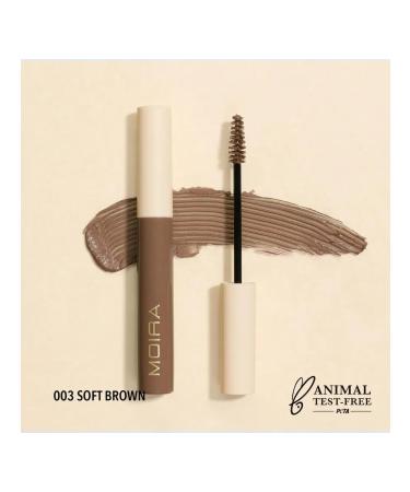 MOIRA Brow Defying Mascara (003 Soft Brown) eyebrow mascara