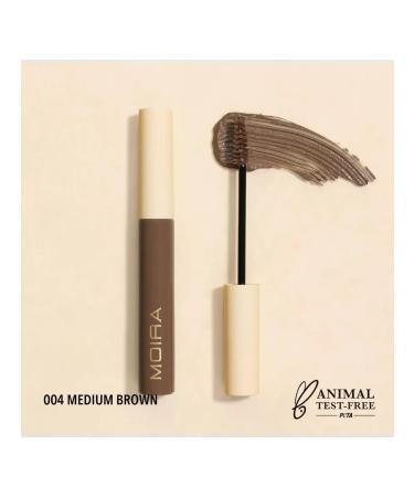 MOIRA Brow Defying Mascara (004 Medium Brown) eyebrow mascara